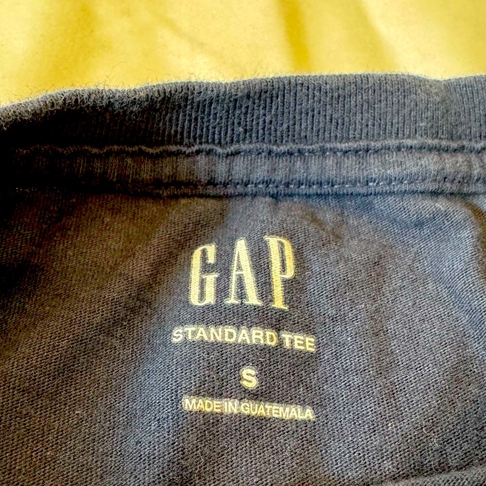 [2/$10, 3/$12] GAP Men's Dark Blue Short Sleeve Tee